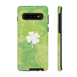 'Lucky Four-leaf Clover' Green Matte Phone Case