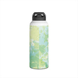 'Powerful Energy' Stainless Water Bottle with Straw Lid