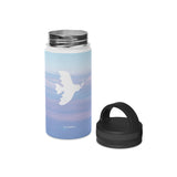 'Peaceful Dove' Stainless Water Bottle, Handle Lid