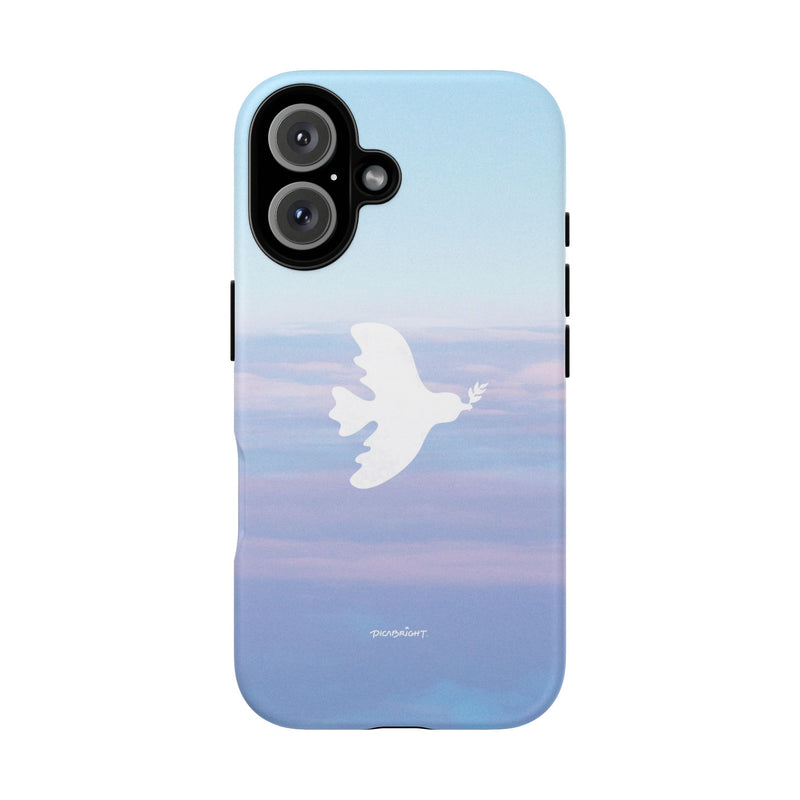 'Peaceful Dove' iPhone & Samsung Matte Tough Case