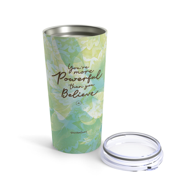 'Powerful Energy' Insulated 20oz Stainless Steel Tumbler Cup