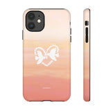 'Heart Doves of Love' Protective Matte Tough Case