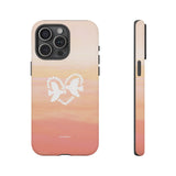 'Heart Doves of Love' Protective Matte Tough Case