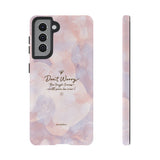 'Don't Worry, Tough Times Fade' Orchid Floral Caring Phone Case