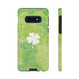 'Lucky Four-leaf Clover' Green Matte Phone Case