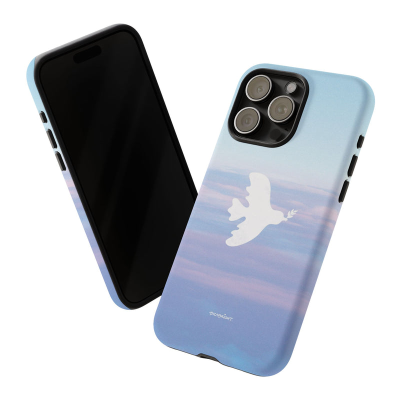 'Peaceful Dove' iPhone & Samsung Matte Tough Case