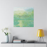 'Mountain Perception' Mindfulness Wall Art Canvas