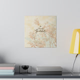 'Deeply Grateful' and Blessing Canvas Wall Art