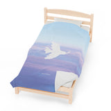 'Peaceful Dove' Velveteen Plush Blanket