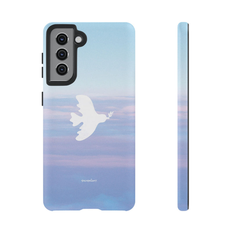 'Peaceful Dove' iPhone & Samsung Matte Tough Case