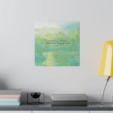 'Mountain Perception' Mindfulness Wall Art Canvas