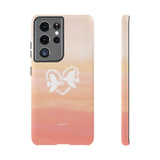 'Heart Doves of Love' Protective Matte Tough Case