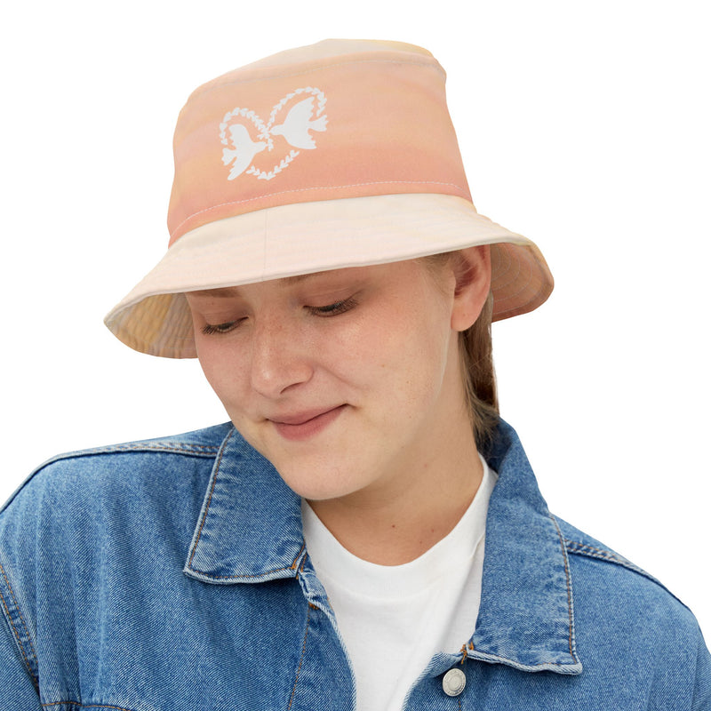 ‘Heart Doves of Love’ Harmony & Care Bucket Hat