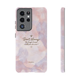 'Don't Worry, Tough Times Fade' Orchid Floral Caring Phone Case