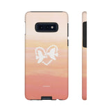 'Heart Doves of Love' Protective Matte Tough Case