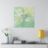 'Powerful Energy' Motivational Matte Canvas Print Art