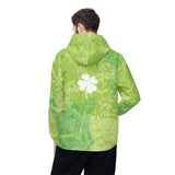 'Lucky Four-leaf Clover' Casual Windbreaker Jacket