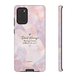 'Don't Worry, Tough Times Fade' Orchid Floral Caring Phone Case