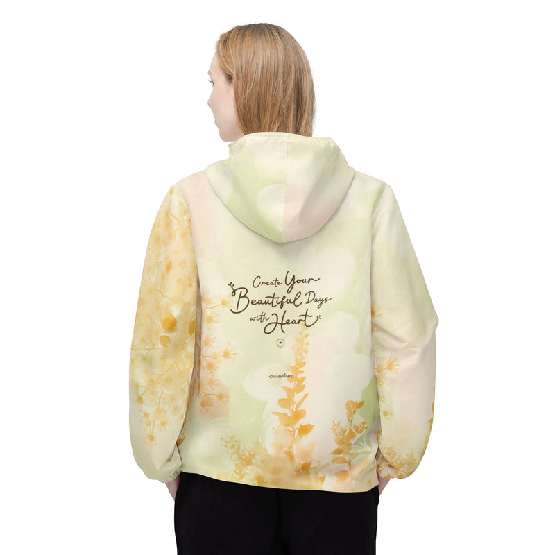 'Your Beautiful Days' Wonderland Floral Windbreaker Jacket