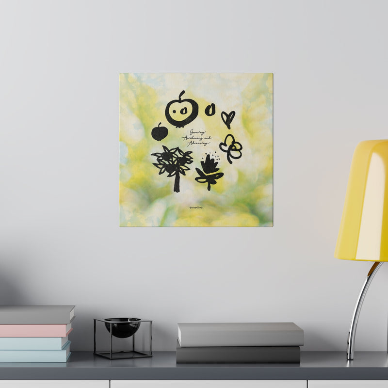 'Growth & Awakening' Inspirational Wall Art Canvas