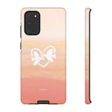 'Heart Doves of Love' Protective Matte Tough Case