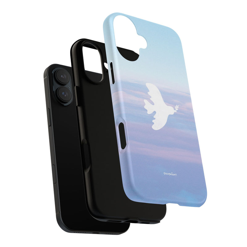 'Peaceful Dove' iPhone & Samsung Matte Tough Case