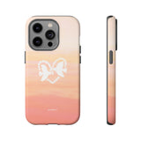 'Heart Doves of Love' Protective Matte Tough Case