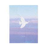 'Peaceful Dove' Velveteen Plush Blanket