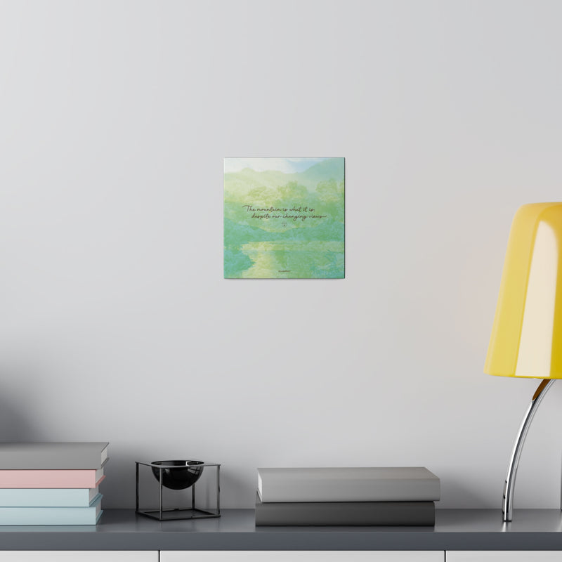 'Mountain Perception' Mindfulness Wall Art Canvas