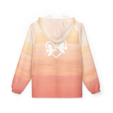 Spread positivity with the ‘Heart Doves of Love’ windbreaker, showcasing serene white doves and harmonious pink orange cloud imagery. A gentle reminder of the power of love and mutual care. PicaBright