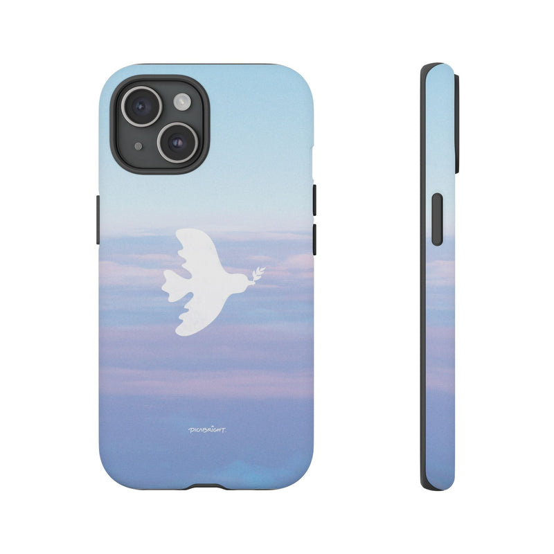 'Peaceful Dove' iPhone & Samsung Matte Tough Case