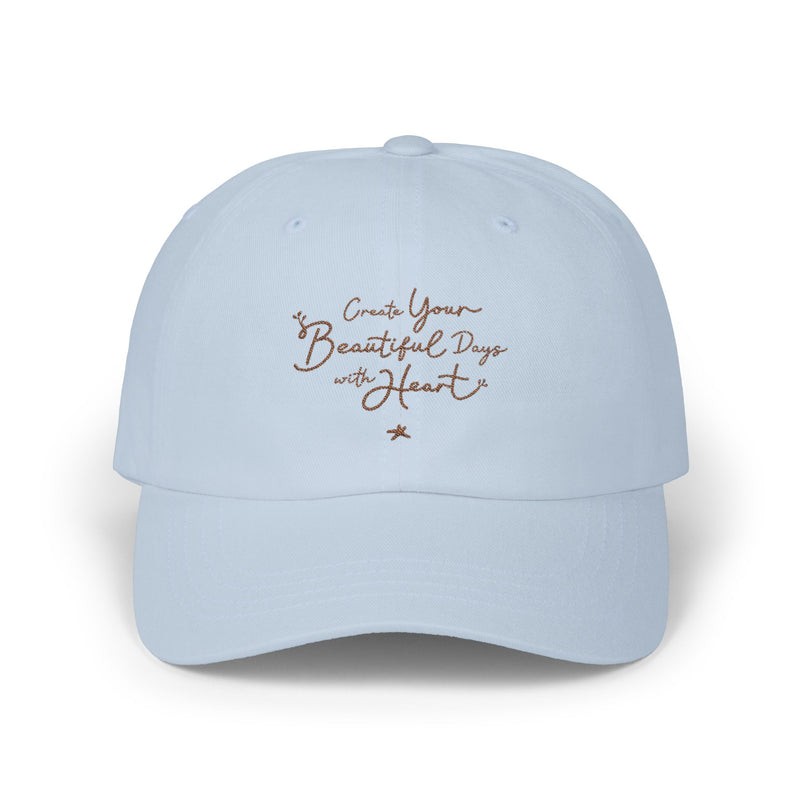 Add a burst of positivity with the 'Your Beautiful Days' embroidered light blue cap, featuring empowering text. A great gift for those embracing self-love and motivation, encouraging a daily mindset shift toward success and happiness. PicaBright