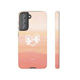 'Heart Doves of Love' Protective Matte Tough Case